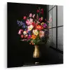 Kleurrijk - Boeket - Vaas - Goud plexiglas 5mm klein -zzzproduct_nieuw