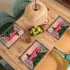 Doorkijk - Tulpen - Bloemen - Molen - Raam Placemat vinyl groot -zzsfeer5_Kitchenyeah-website