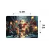 Kerstvreugde - Sneeuw - Kleurrijk Placemat vinyl groot -specs