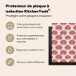 Waaier - Motief - Terra Inductie beschermer vinyl 3mm middel 274 -usfeer2_FR