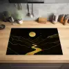 Rivier - Goud - Maan - Vogels Inductie beschermer vinyl 3mm klein -sfeer5