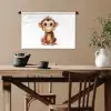 Aap - Baby - Jungle dieren Wandkleed katoen klein -sfeer6