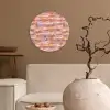 Vloeiend - Olie - Verf - Kleur Wandcirkel kunststof plaat 5mm dik klein 188 -sfeer1