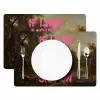 Klassiek - Humor - Roze Placemat vinyl groot -zzsfeer2_Kitchenyeah-website
