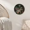Stilleven met bloemen - Schilderij van Cornelia van der Mijn Wandcirkel kunststof plaat 5mm dik klein -sfeer5