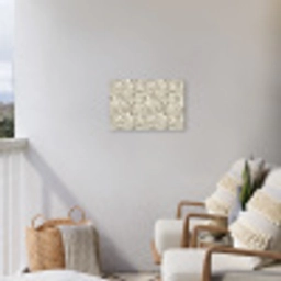 Takken - Botanisch - Taupe Tuinposter op houten frame 2 cm dik klein 845 -sfeer1