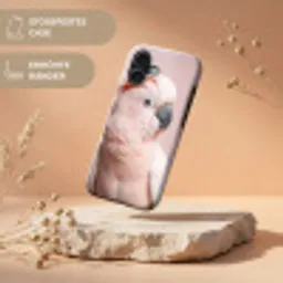 Kaketoe - Portret - Roze Toughcase MagSafe Apple iPhone 17 klein -USP_RandenV_DE