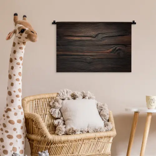 Hout - Grillige nerven Wandkleed katoen klein -wsfeer5_kind
