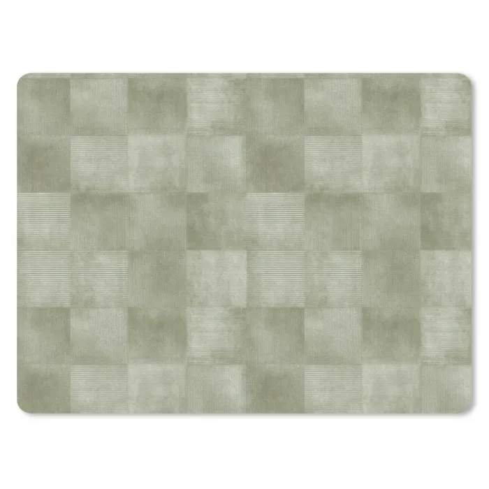 Vlakken - Rustiek - Groen muismat rubber klein 262 -3d
