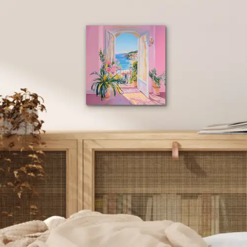 Roze - Buiten - Verf aluminium wit klein -sfeer3