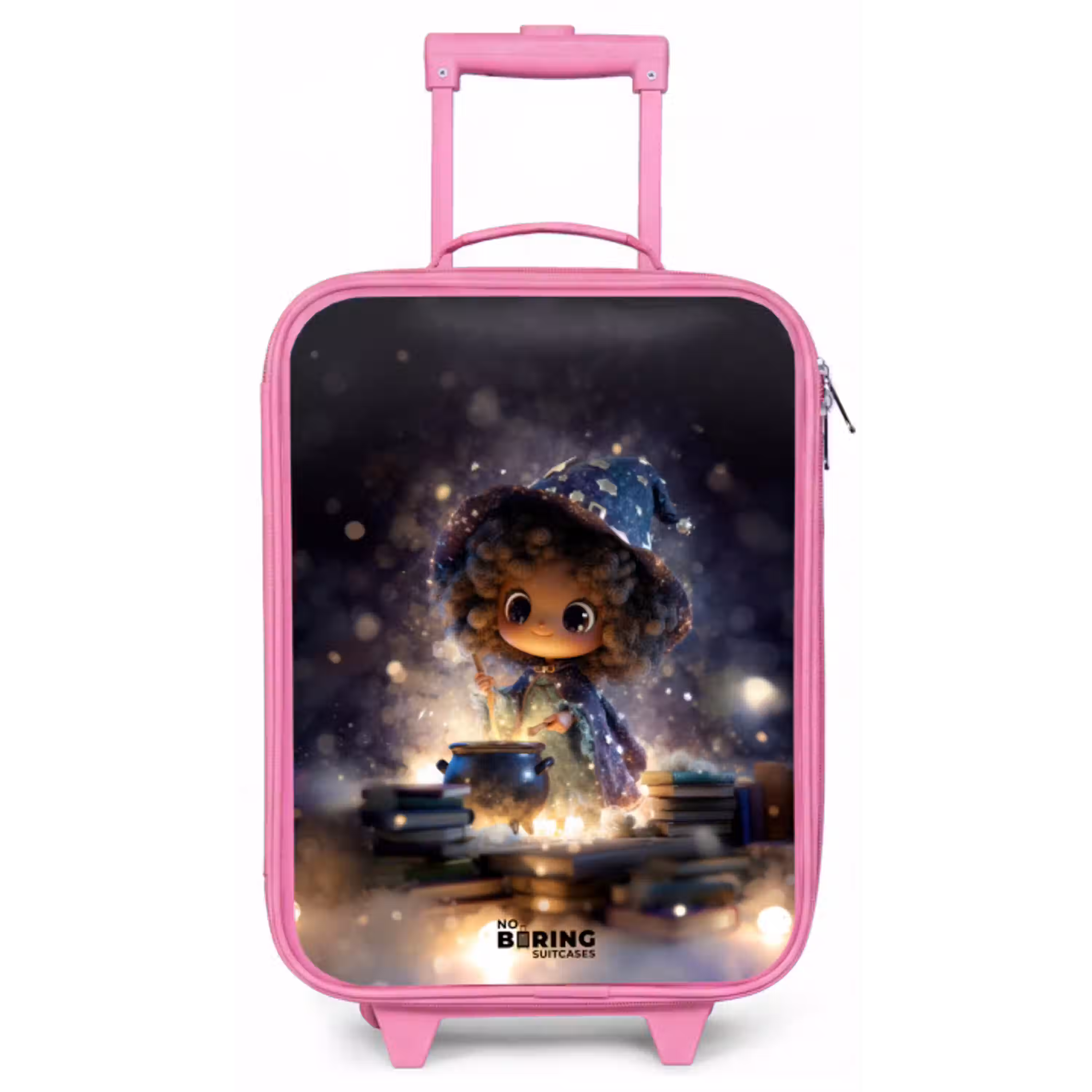 Magische Nacht vol Toverkunst Kinderkoffer - Roze klein -zz3dotto