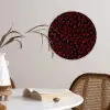 Zwart - Harten - Rood Wandcirkel plexiglas klein 852 -sfeer4