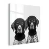 Honden - Bivakmuts - Zwart - wit plexiglas 5mm klein -z3d