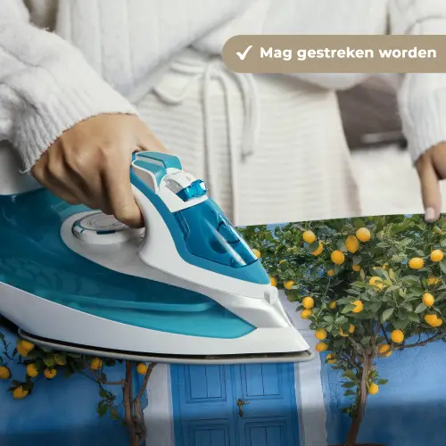 Citroenbomen - Geel - Deur - Potten Wandkleed katoen klein -sfeer9
