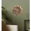 Gezichtje - Zon - Zand - Getekend Wandcirkel behangsticker klein -sfeer2