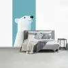 Ijsbeer - Lichtblauw - Minimalistisch fotobehang vinyl groot -slaapkamer