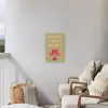Groen - Zomer - Quote - Palmboom Tuinposter op houten frame 2 cm dik klein -sfeer1