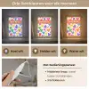 Hartjes - Patroon - Kleurrijk Light Box met kabel (Kinderlampje) klein -USP_lichtkleurNL