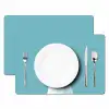 Ijsbeer - Lichtblauw - Minimalistisch Placemat vinyl groot -zzsfeer2_Kitchenyeah-website