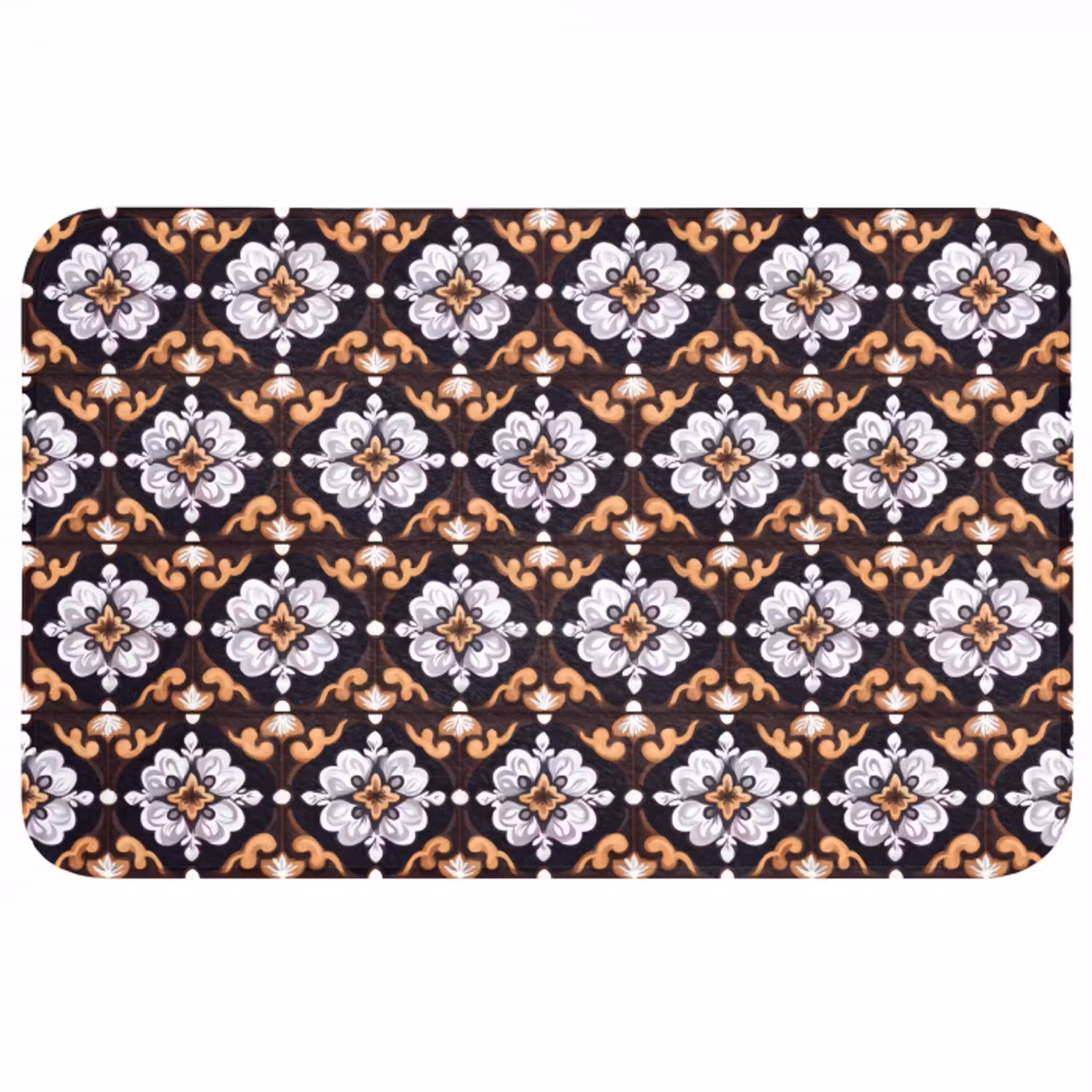 traditioneel - Element - Kleurrijk Badmat middel 997 -3d