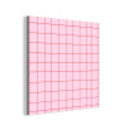 Raster - Patroon - Roze aluminium wit klein 46 -3d
