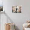 Pauw - Vogels - Bloemen - Boom - Botanisch tuinposter los doek klein -sfeer8