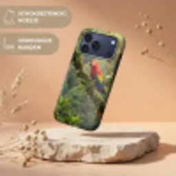 Ara - Jungle - Rood Toughcase MagSafe Apple iPhone 17 Pro Max klein -USP_RandenV_NL