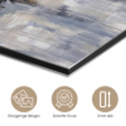 Abstract - Structuur - Goud - Grijs - Modern aluminium wit klein -closeup_DE