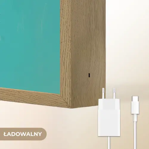 Voetbal - Abstract - Verfspatten - Groen Light Box met batterij (Wandlamp kind) middel -USP_websiteoplaadbaarNL