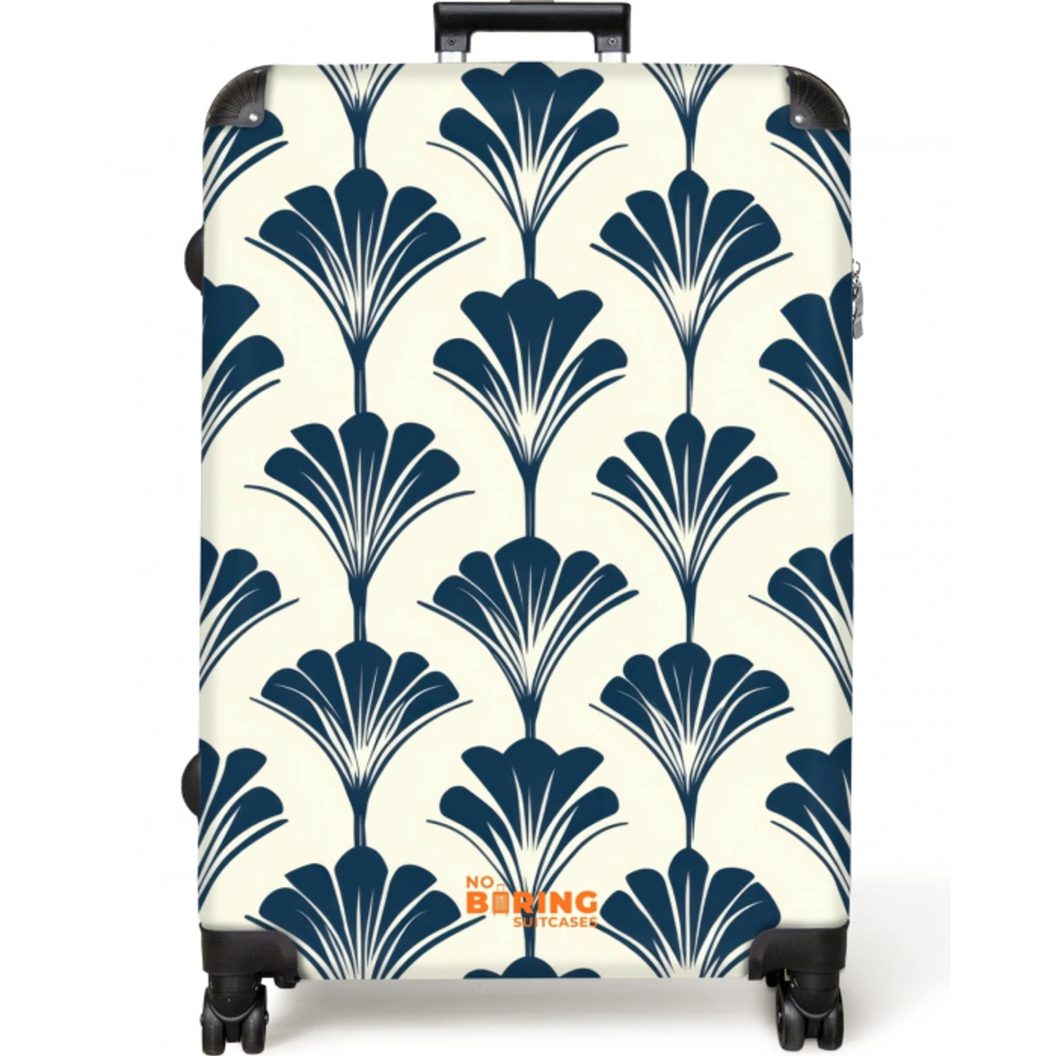 Klassiek - Motief - Blauw NBS - Large koffer - Volwassenen Unisex groot -zzzzzzzzkaufland2