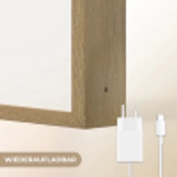 Bisous - Lip - Wit - Rood Light Box met batterij (Wandlamp) middel -USP_websiteoplaadbaarDE