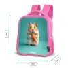 Hamster - Wortel - Dier Kinderrugzak - Roze middel -productfoto_formaten