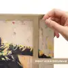 Street art - Man - Bloemen - Graffiti - Banksy Style Light Box met batterij (Wandlamp) middel -USP_websiteprintNL