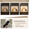 Illustratie - Mokken - Proosten - Bruin Light Box met batterij (Wandlamp) middel -USP_dimbaarNL