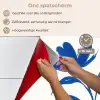 Bloem - Blaadjes - Minimalistisch - Blauw keuken achterwand spatscherm klein -spatscherm_NL