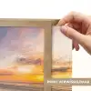 Duinen - Strand - Zonsondergang - Natuur - Zomer Light Box met batterij (Wandlamp) middel -USP_websiteprintNL