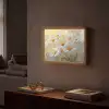 Madeliefjes - Wit - Zonlicht Light Box met batterij (Wandlamp) middel -sfeer1