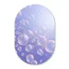 Pastel - Bubbels - Dromerig Wandcirkel Ovaal Forex klein -3d