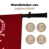 Love - Rood - Hatjes Wandkleed katoen klein -sfeer2