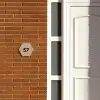 Beige met stippen - Traditioneel Naambord Hexagon klein -sfeer3-hexagon-XS