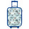 Zeedierenpatroon met dolfijnen, zeehonden en krabben Kinderkoffer - Blauw klein -zz3dotto