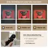 Amor - Hond  - Hartje - Rood Light Box met batterij (Wandlamp) middel -USP_lichtkleurNL
