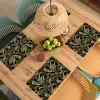 Botanisch - Bladeren - Groen Placemat vinyl groot 368 -zzsfeer5_Kitchenyeah-website
