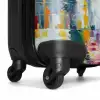 Olieverf - Paraplu - Vrouw - Straat - Kunst NBS - Handbagage koffer - Kinderen Unisex middel -wiel