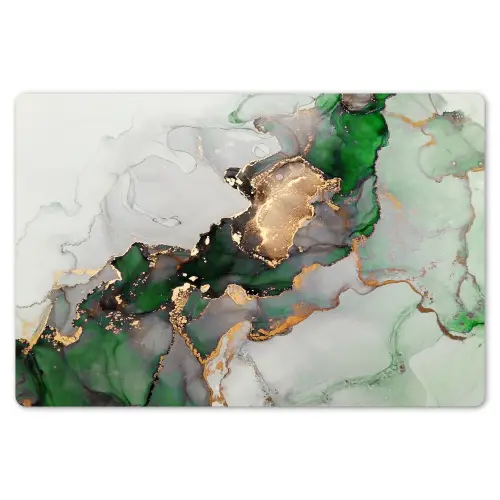 Marmer - Goud - Groen - Luxe Placemat vinyl groot -zzsfeer1_Kitchenyeah-website