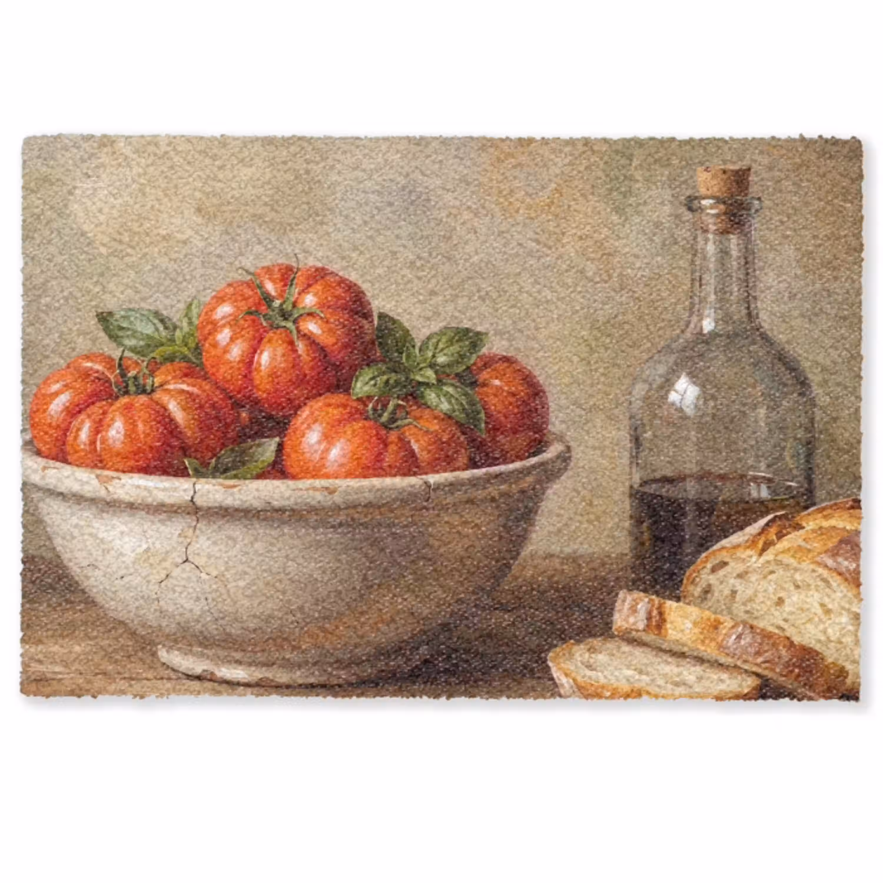 Tomaten - Kom - Eten Deurmat klein -zkaufland3d