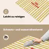 Strepen - Abstract - Yes you can - Rood Inductie beschemer met haakjes klein -ky-schoon-de