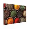 Bakjes - Hout - Kruiden - Kleurrijk Tuinposter op houten frame 2 cm dik klein -3d