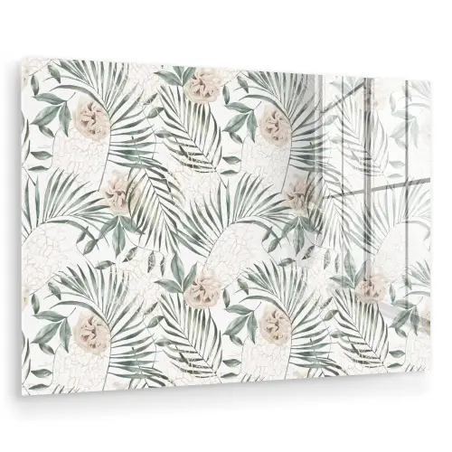 Bohemian - Bloemen - Bladeren - Jungle - Tropical plexiglas 5mm klein -zzzproduct_nieuw
