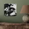 Gezicht - Mond - Graffiti - Zwart plexiglas 5mm klein -sfeer3